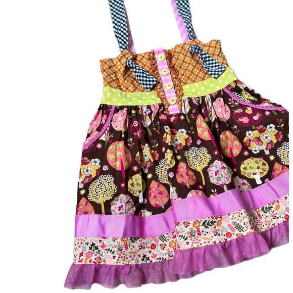 Matilda Jane knot dress, size 2, Fall Spinning With Joy Knot Dress Make Believe - Picture 2 of 6